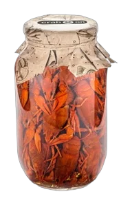 Red Boiled Crayfish, 1.5l / 950g jar